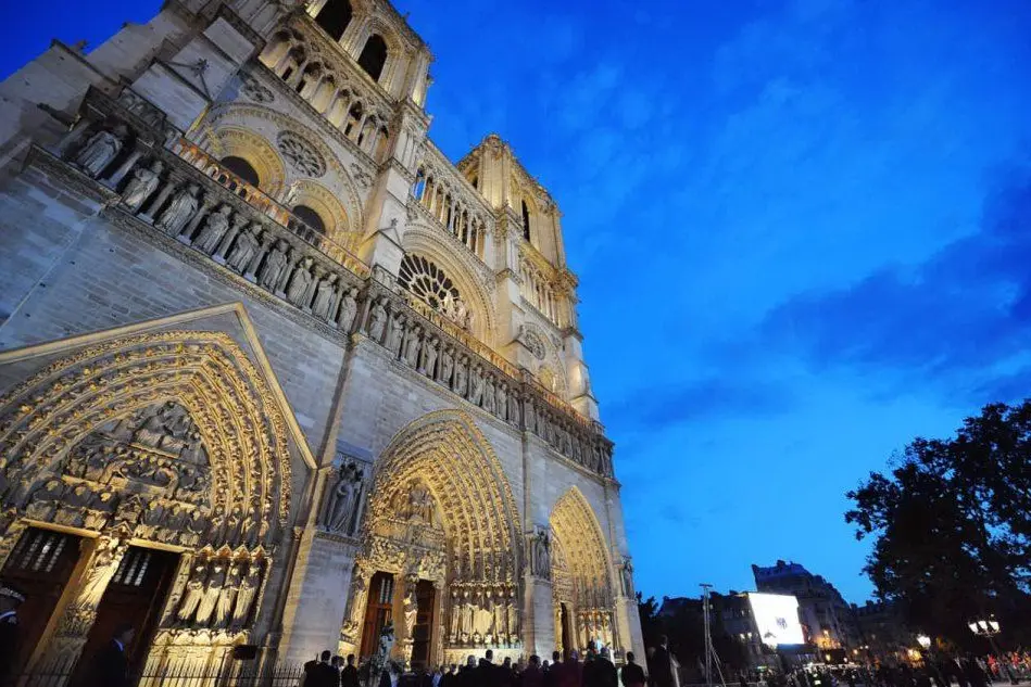 La Cattedrale di Notre Dame a Parigi (Ansa)