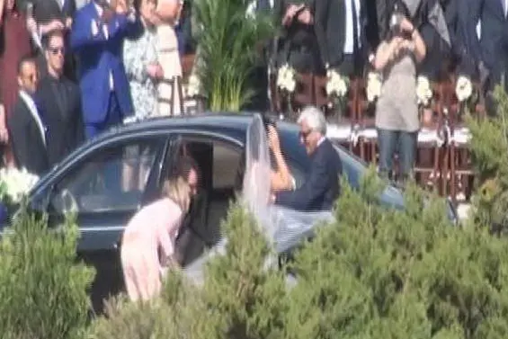 Un momento del matrimonio
