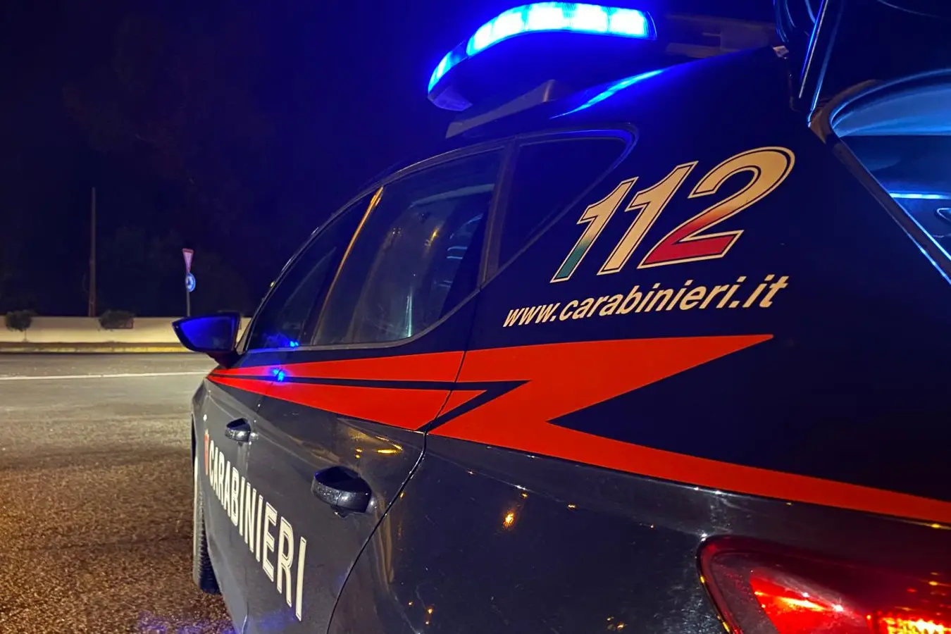 Un controllo dei carabinieri