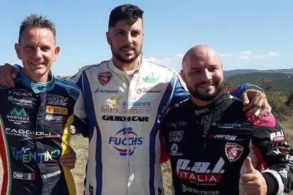 Da sinistra Degasperi, Farris e Marino (foto Andrea Baldinu)