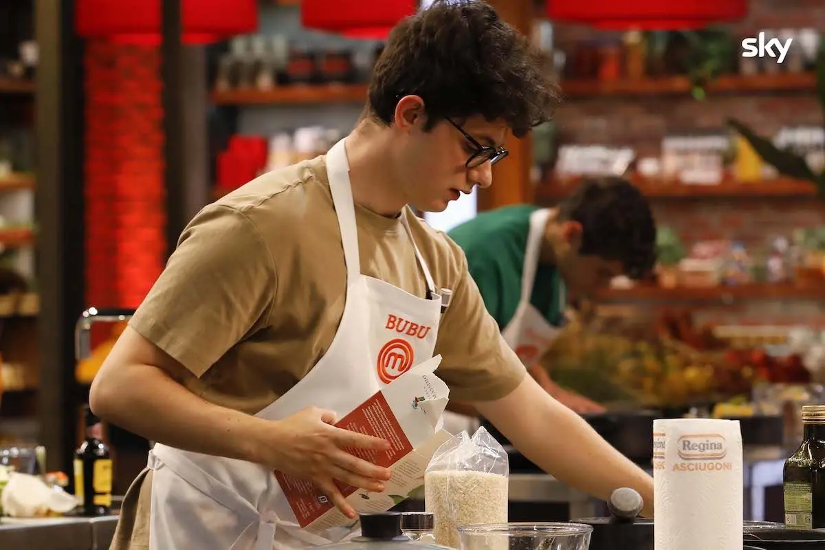 Bubu Gargiulo in cucina a Masterchef (Archivio)
