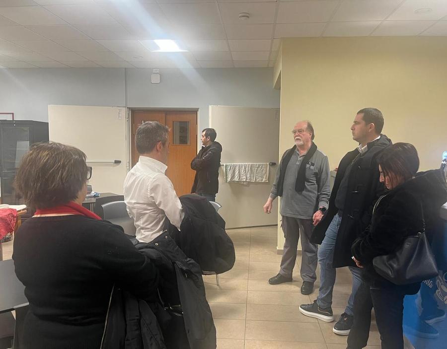 Provincia, il presidente in visita alle scuole