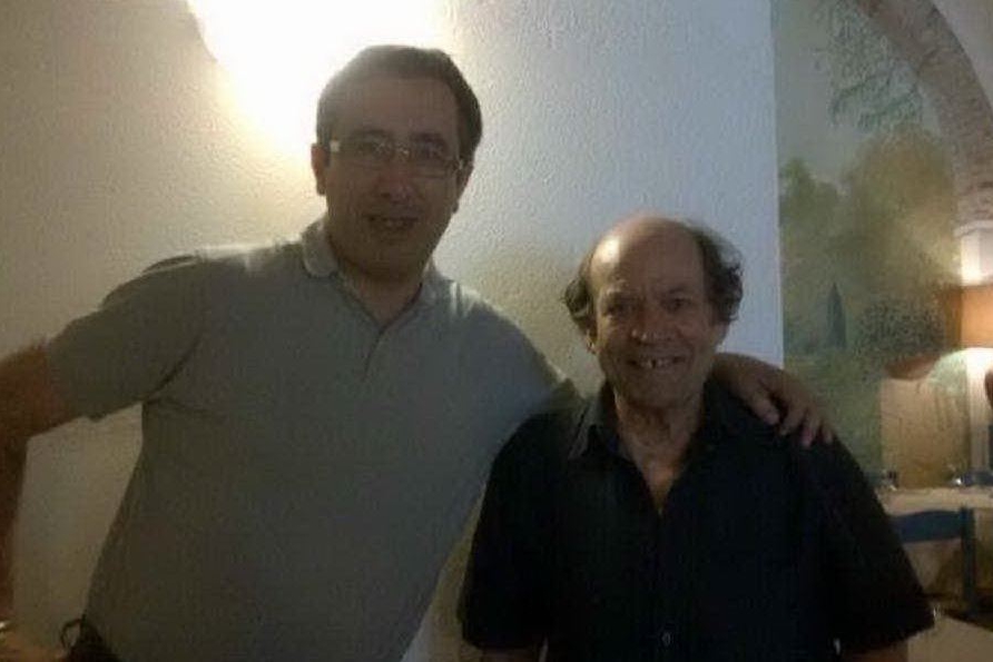 Umberto Oppus con Mario Calaresu (foto concessa)