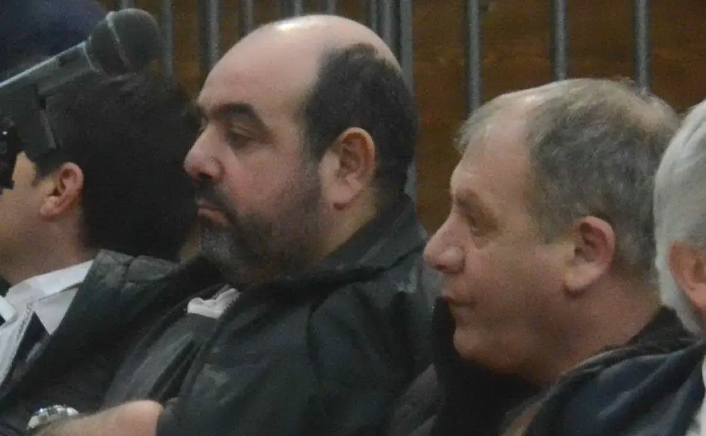 Gli imputati Antonio Faedda e Giovanni Maria Manca durante il processo in Assise