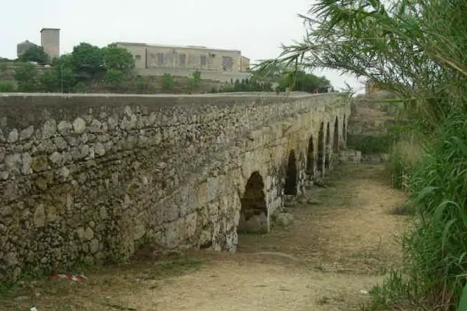 Ponte Romano alla foce del Rio Mannu (foto Pala)