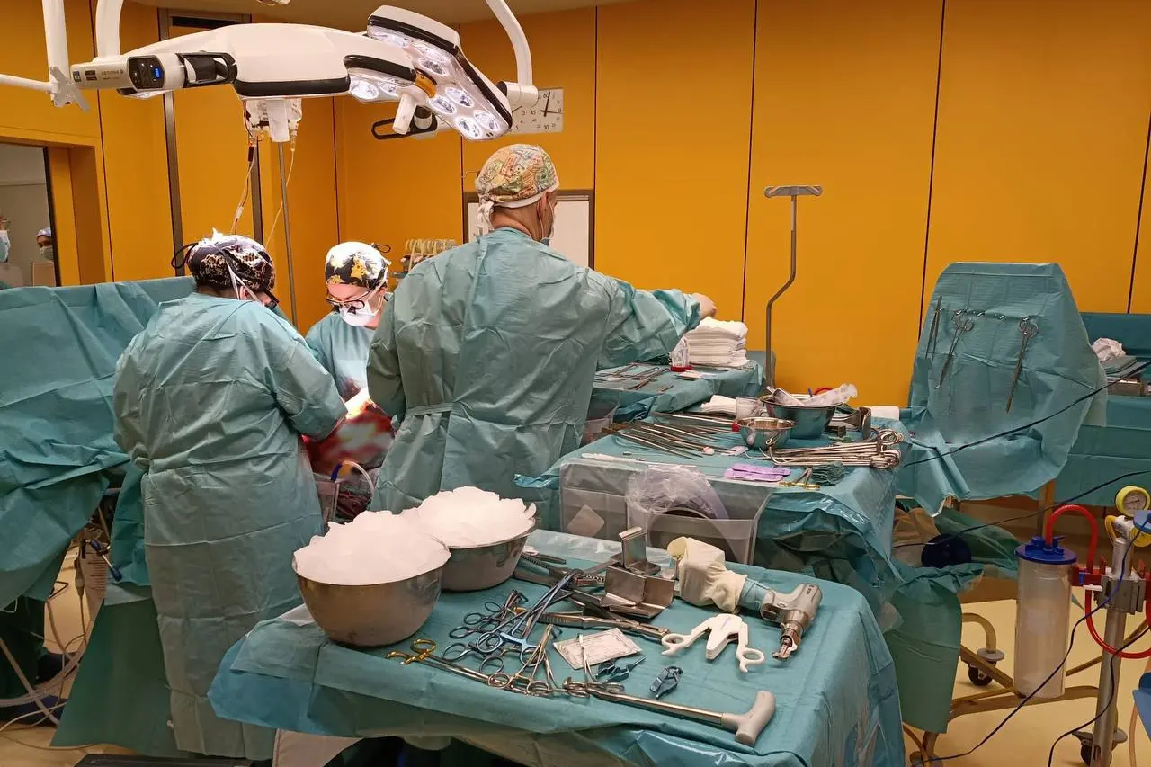 Prelievo multiorgano al Policlinico Duilio Casula (foto Aou Cagliari)