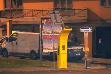 La Polizia sul luogo del suicido