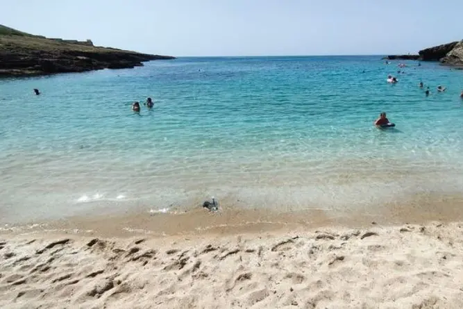 La spiaggia di Porto Palmas