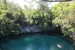 La grotta grotta El Dudù in Repubblica Dominicana.