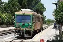 Vecchia locomotiva nella linea Monserrato-Isili (foto Sirigu)