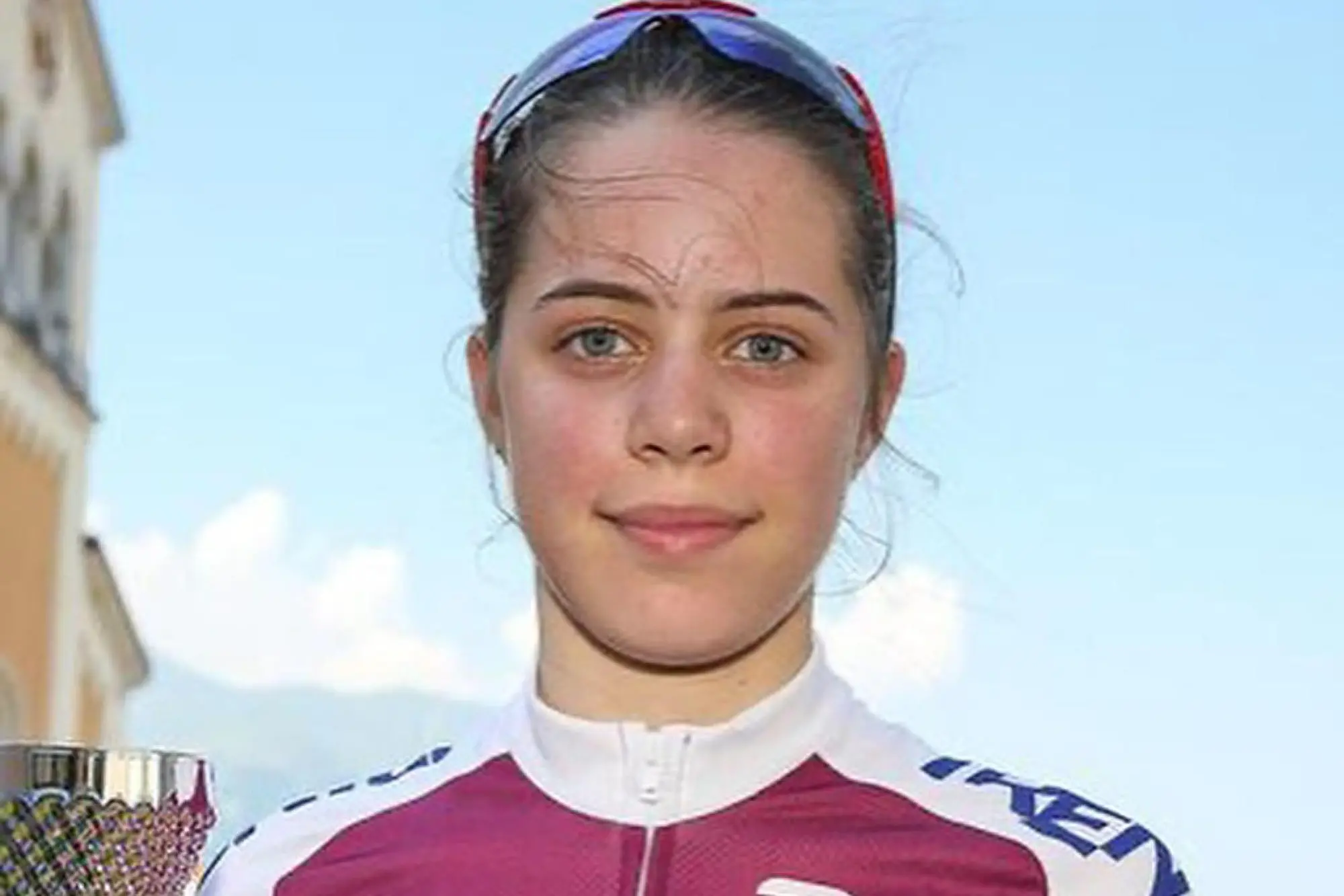 Sara Piffer, giovane promessa del ciclismo trentino morta in un incidente stradale (Ansa)