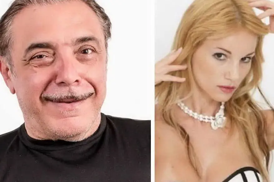 Nino Frassica e la futura moglie Barbara Exignotis