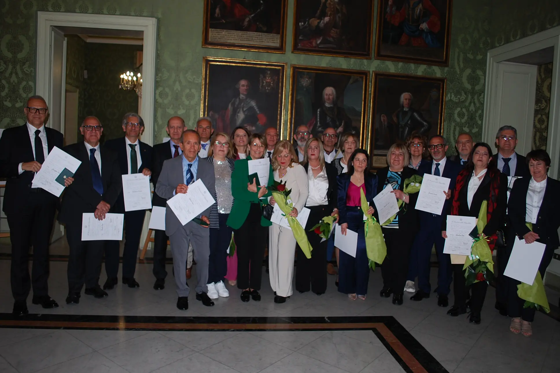 I premiati con le stelle al merito
