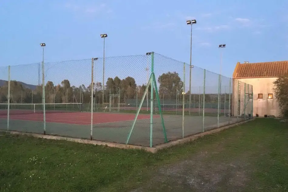 L'impianto comunale de Su Martuzzu che ospita il Tennis Club Musei
