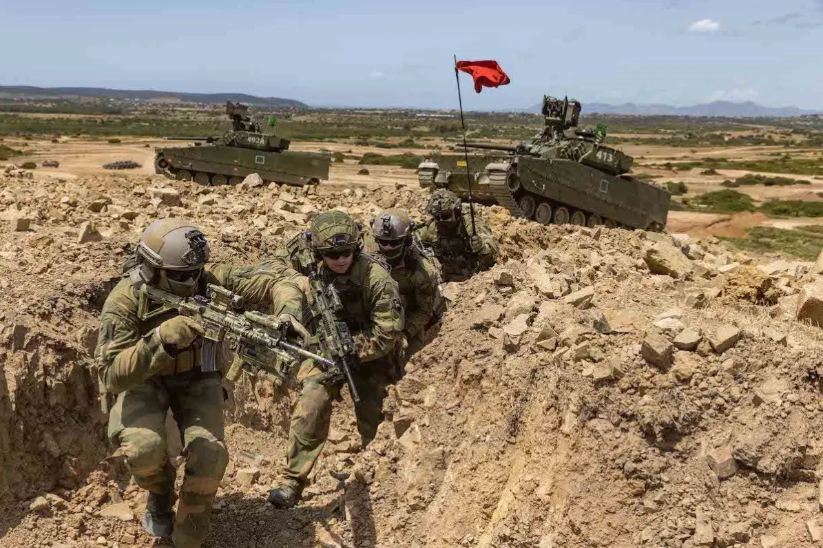 Addestramento di truppe Nato a Teulada