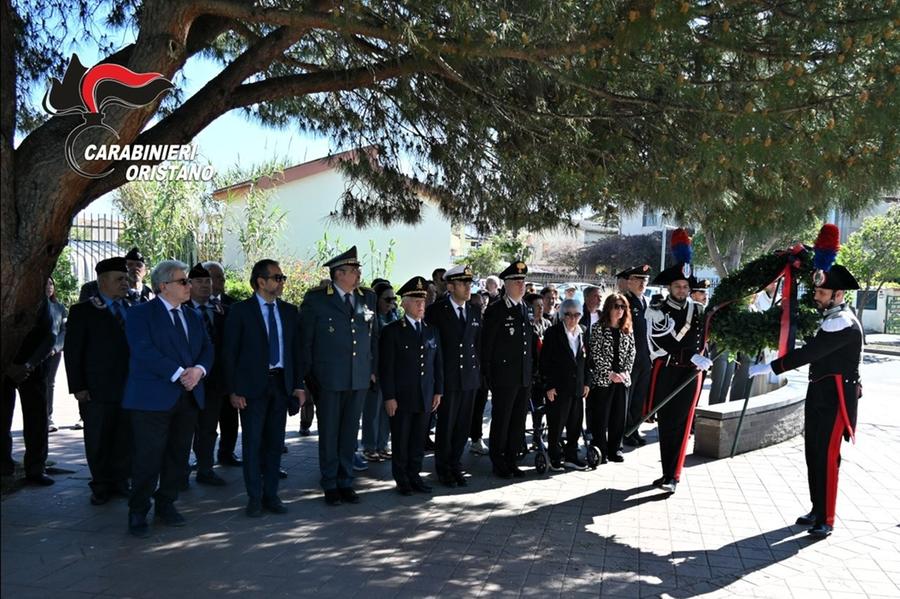Oristano, il ricordo del carabiniere eroe