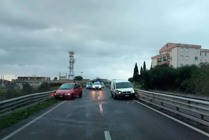 La scena dell'incidente