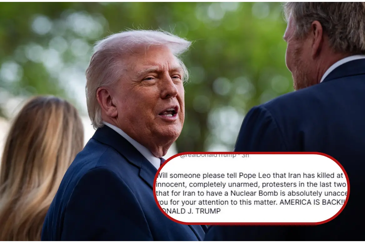 Trump torna all’attacco: «Qualcuno dica al Papa che l'Iran ha ucciso 42 mila innocenti»