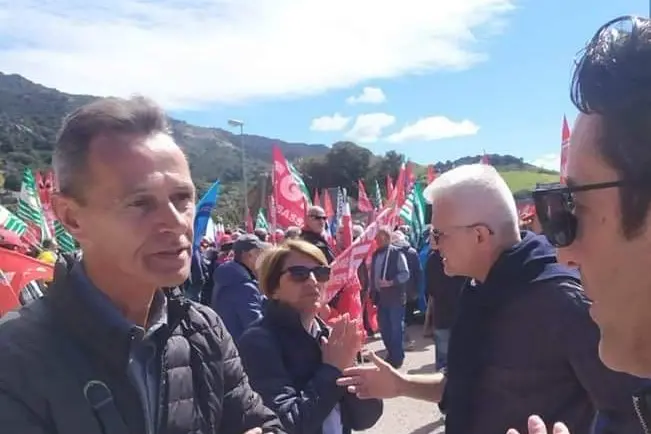 Sandro Marcellino alla recente manifestazione di Pattada (foto Tellini)