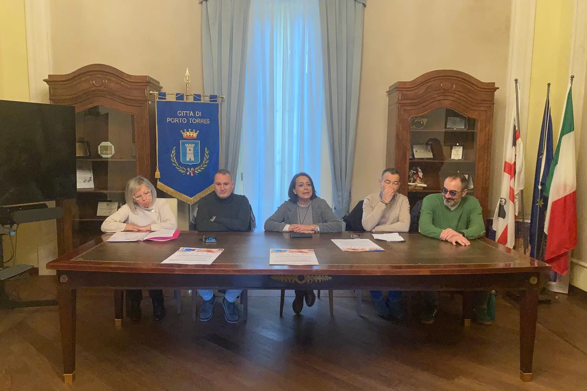 La presentazione del progetto a Porto Torres (foto Pala)