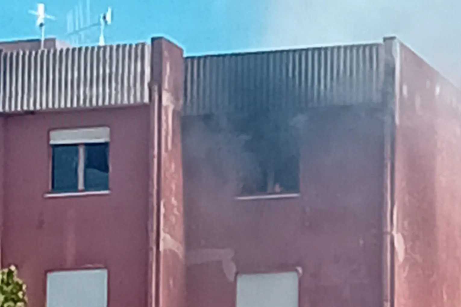 L'incendio a Guspini
