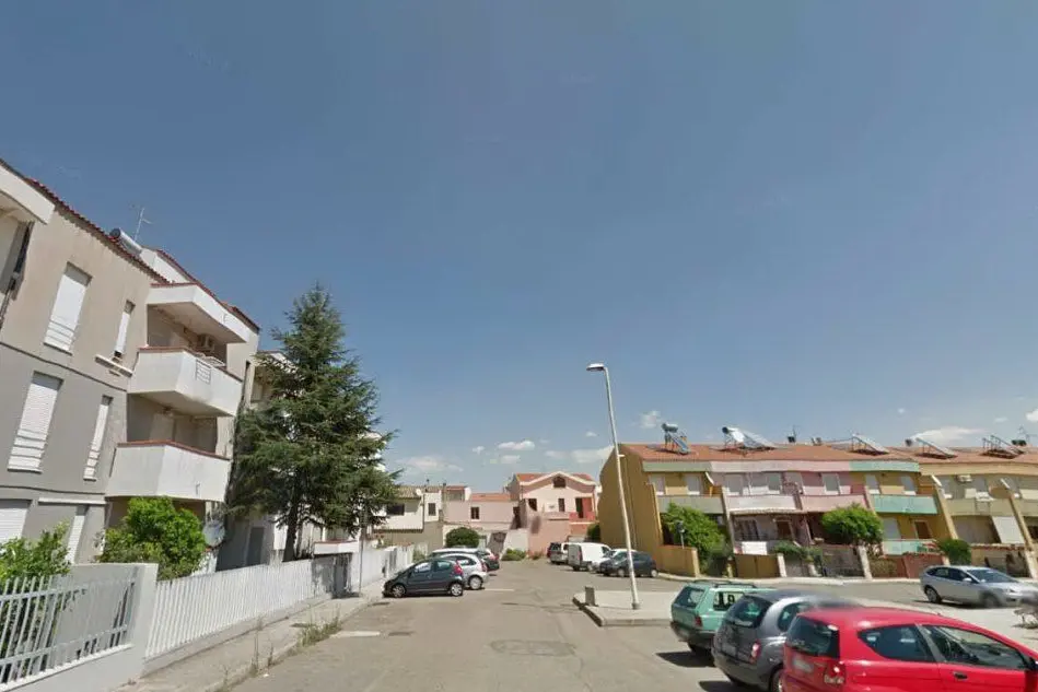 Via Fontanella Nuova a Elmas (foto Google Maps)