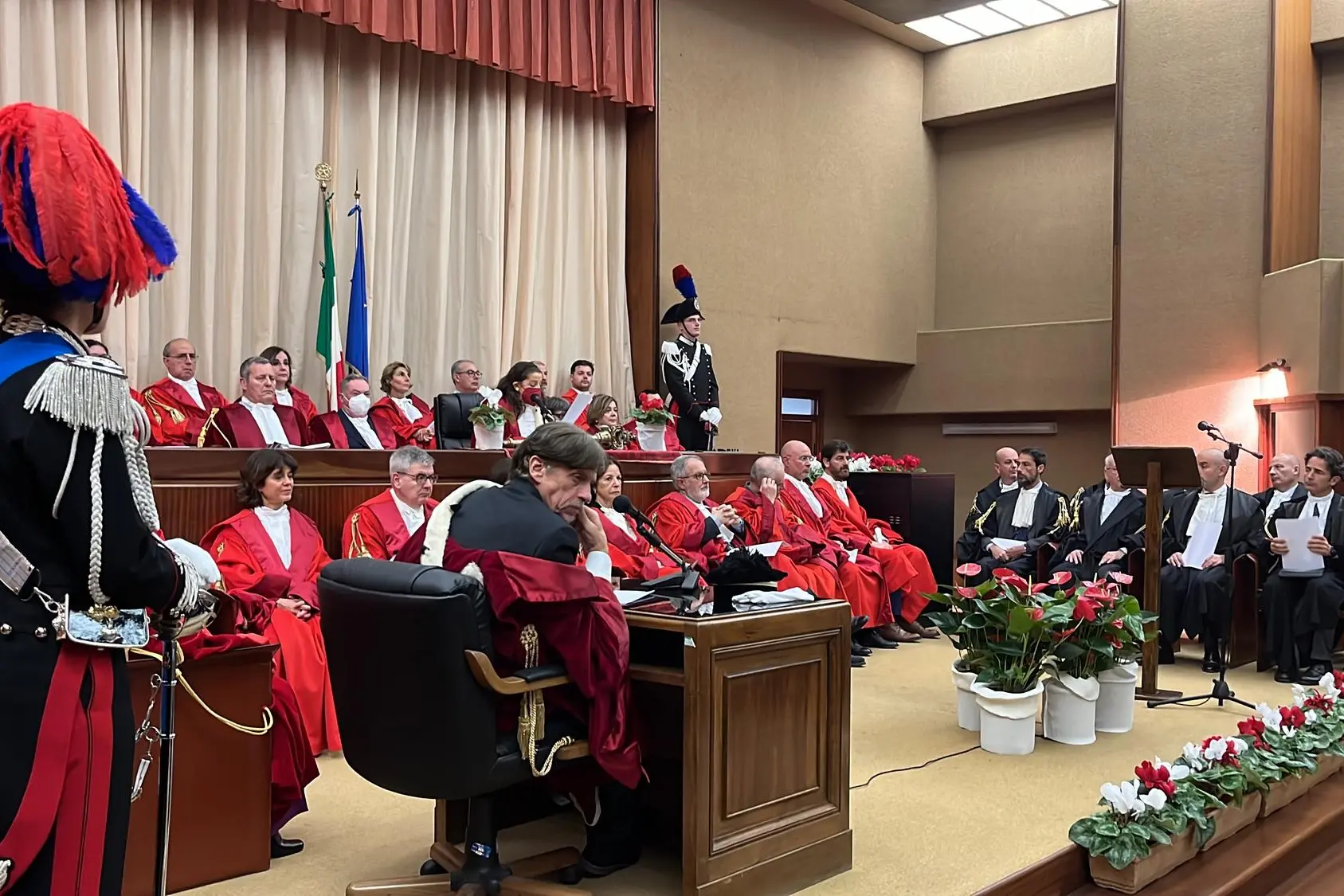 L'inaugurazione dell'anno giudiziario a Cagliari