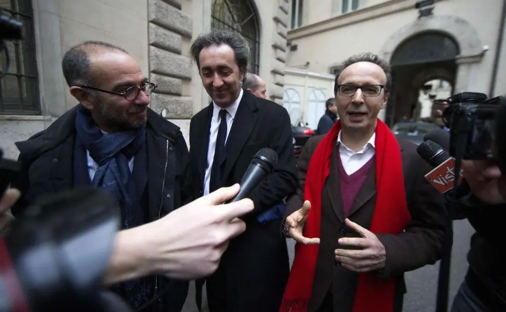 Qui è con Benigni e Sorrentino