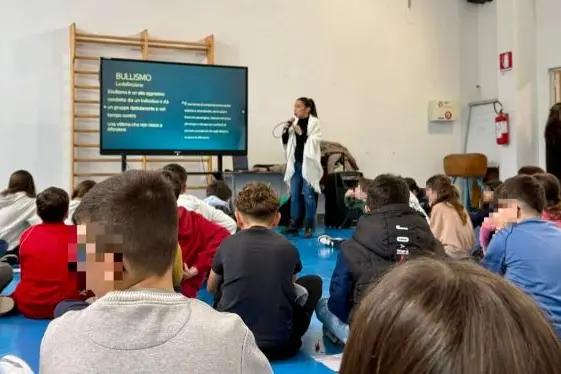 La lezione a Sennori (foto concessa)