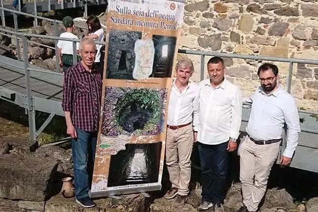 La rappresentanza del circolo sardo di Sofia a "Monumenti Aperti" di Sardara