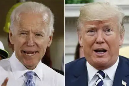 Joe Biden e Donald Trump (Ansa)