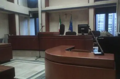 L'aula della Corte d'appello di Cagliari (Ansa)