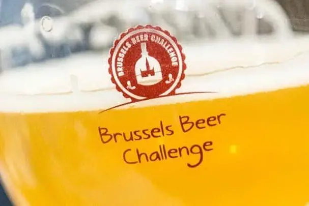 Calice di birra del concorso di Bruxelles (foto Roberto Ripa)