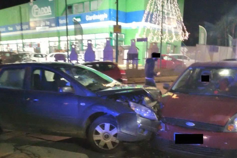 L'incidente (foto Polizia municipale)