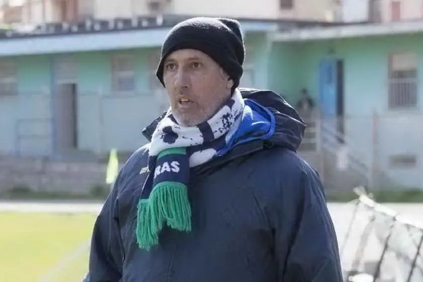 Fraschetti, allenatore della Nuorese (Archivio L'Unione Sarda)