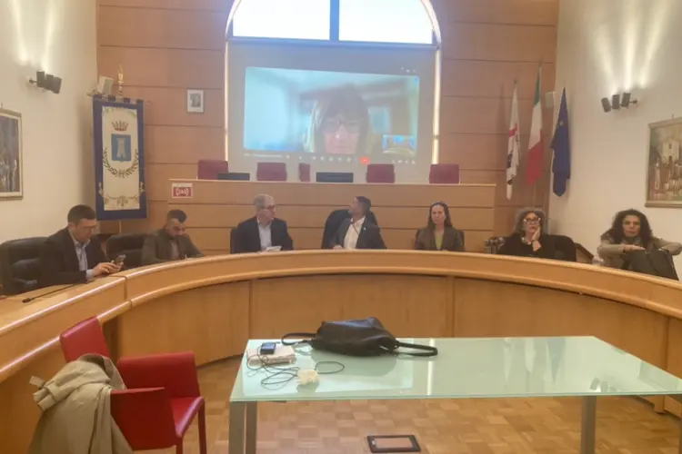 La seduta del consiglio del Parco Asinara (foto Pala)