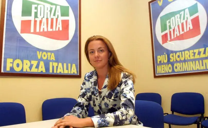 Nel 2005, giovane pasionaria di Forza Italia (Ansa)