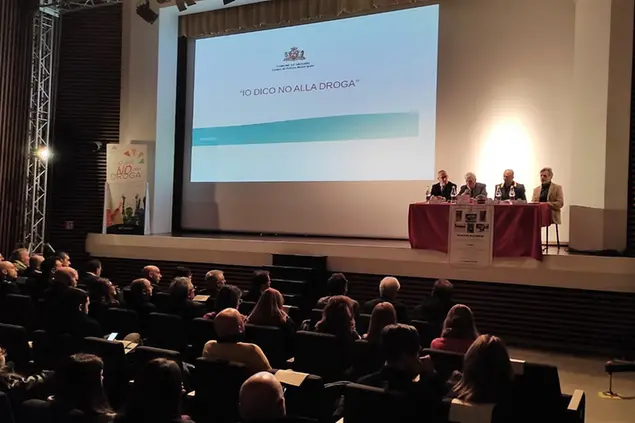 Sassari, l'incontro con gli studenti &quot;Io dico no alla droga&quot; (foto G. Marras)