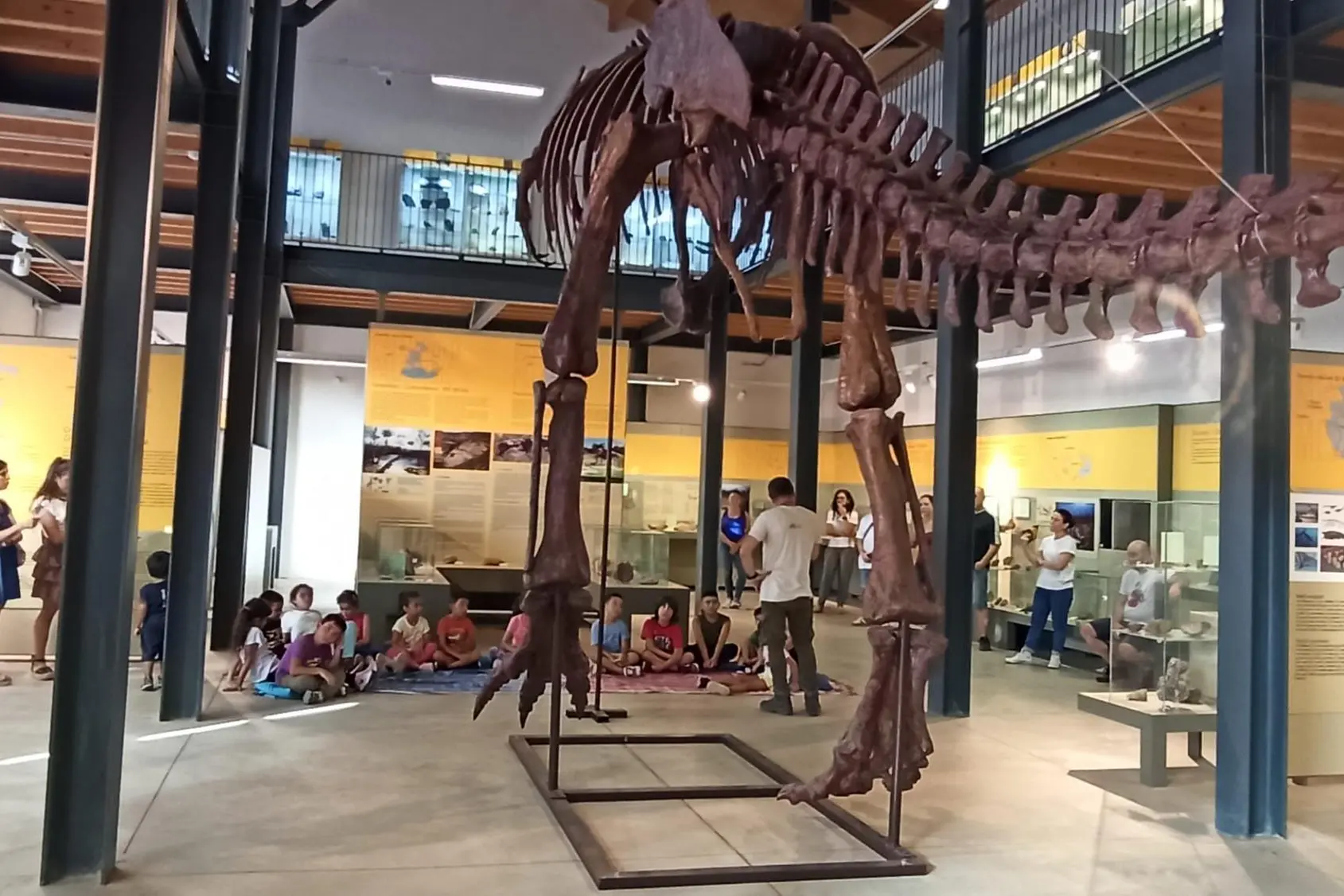 Piccoli paleontologi al Jurassic camp (foto Scano)