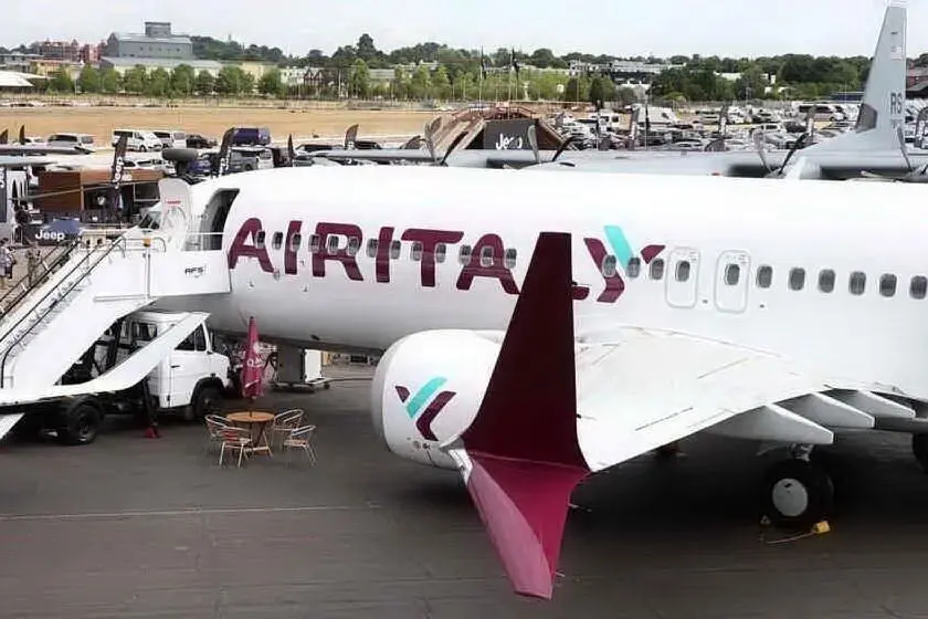 Un volo Air Italy (archivio L'Unione Sarda)