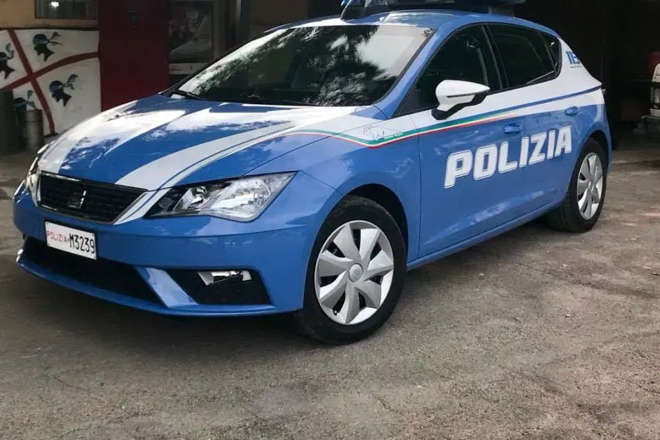Una Volante (Archivio L'Unione Sarda)