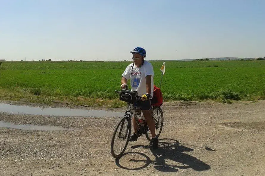 Joszef Zelei, il pellegrino in bicicletta