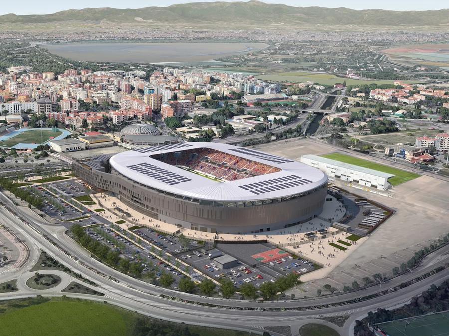 Nuovo stadio del Cagliari, il club aggiorna il Pef