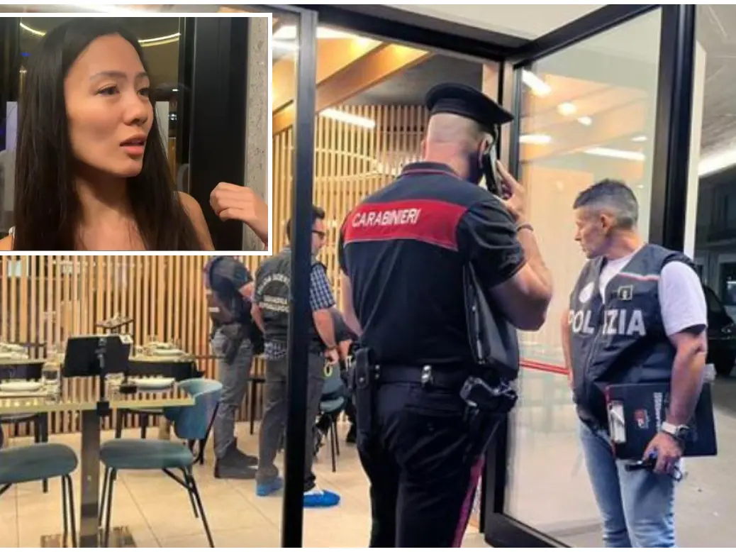 "He held a knife to my throat. Then the person who helped me was injured." Terror strikes at a restaurant in Olbia.