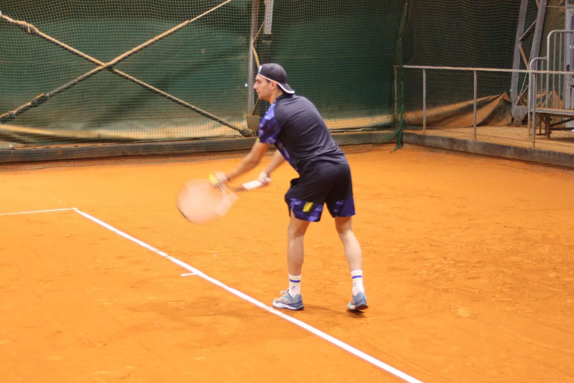 Il vincitore del torneo maschile Matteo Mura (foto Antonio Burruni)