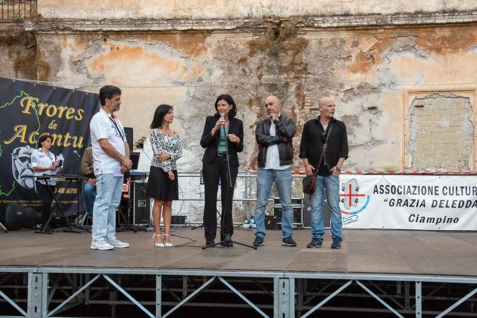 Da sinistra: Pierluigi Frigau, Mirella Atzori, Daniela Ballico, Ivan Boccali, Andrea Atzori (foto Gaetano D'Elia)