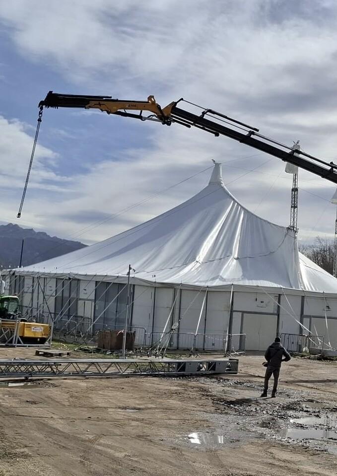 A Tempio Carnevale dimezzato, il Parco tenda è inagibile