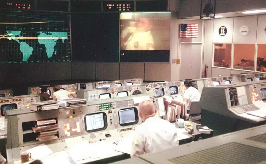 Il centro di controllo missione (foto Wikipedia)