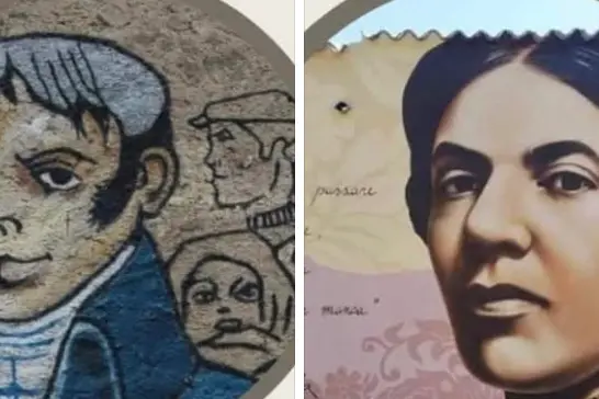 Giovanni Maria Angioy e Grazia Deledda (foto concessa)