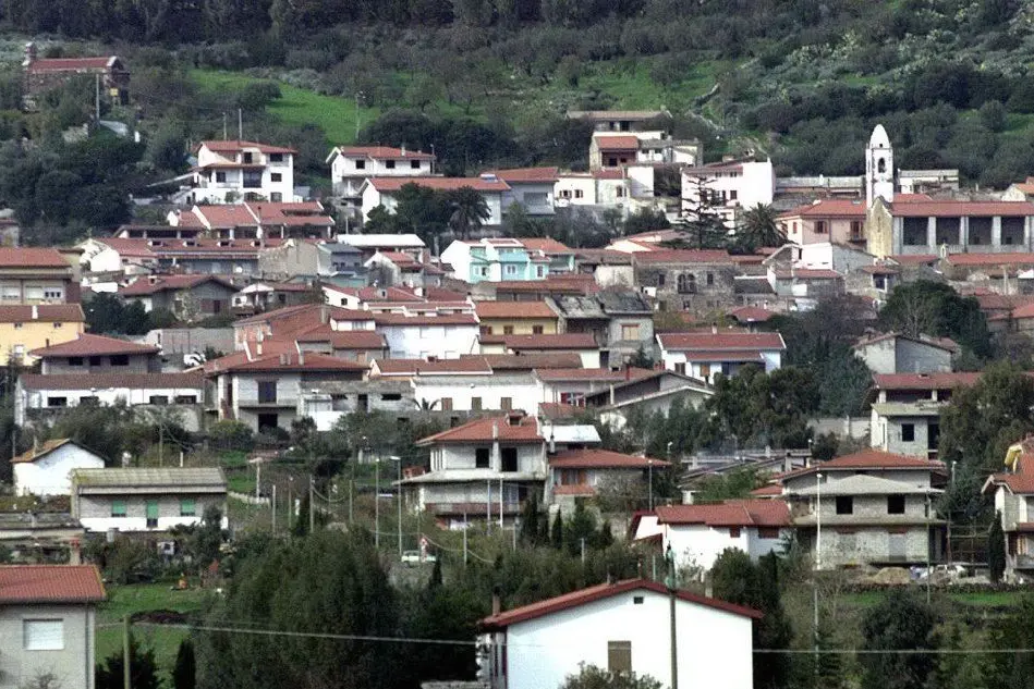 Veduta panoramica di Silanus